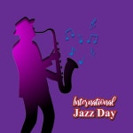International jazz day vector background | Premium Vector