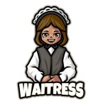웨이트리스 | 프리미엄 벡터