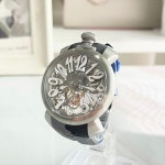 ヤーオメガ 腕時計 裏スケルトン 48jjの通販 by ひまわりs shop｜ラクマ 手巻き ファッション ブラック ィンストン