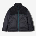 [NONTYPE] CORDUROY CONTRAST PIPING DOWN PARKA BLACK | N248MDJ209M CORDUROY CONTRAST PIPING DOWN PARKA BLACK (N248MDJ209M)