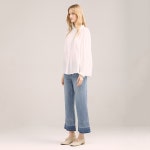 [Thursday Island] 레이스 포인트 블라우스 | T222MBL138W 레이스 포인트 블라우스 (T222MBL138W)