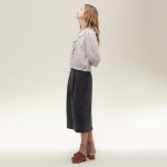 [Thursday Island] 사이드 포켓 코쿤 스커트 | T226MSK133W 사이드 포켓 코쿤 스커트 (T226MSK133W)