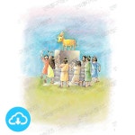 디지털 일러스트 56 금송아지 by 정형기 / 다운로드(파일) | 갓피플몰 디지털 일러스트 56 금송아지 by 정형기 / 다운로드(파일) [갓피플몰]