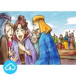 예배삽화 438 우물가의 여인 by 그림책마을 / 다운로드(파일) | 갓피플몰