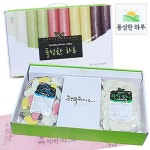 하늘생명교회 아산맑은에프엔비의 오색떡국떡 선물세트 (1,2,3호) | 갓피플 푸른가게 하늘생명교회 아산맑은에프엔비의 오색떡국떡 선물세트... 