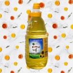 통일장마당 저온 압착 고올레인산 해바라기씨 유 (1.8L) | 갓피플몰