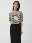 ZISHEN 원포인트 라운드 5부 티셔츠 LCTSO823_KH| 굿 셀렉션, 굿 서비스 굿웨어몰