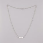 JBANS CLASSIC 트리플 진주 써지컬스틸 체인목걸이 J2302-AN110_SV| 굿 셀렉션, 굿 서비스 굿웨어몰