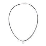 JBANS CLASSIC 도넛 팬던트 더블라인 목걸이 J2302-AN142_BK| 굿 셀렉션, 굿 서비스 굿웨어몰