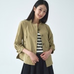 ZISHEN (2컬러) 피어로즈 스판 밴드넥 숏 자켓형 코트 LCCAO391| 굿 셀렉션, 굿 서비스 굿웨어몰