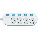 오성정밀 개별 스위치형 4구 멀티탭 (1.5m) :: 컴퓨터 전문 쇼핑몰 가이드컴