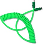 Soopii 240W C타입 컬러 소프트 실리콘 초고속 충전케이블 S87 그린 :: 컴퓨터 전문 쇼핑몰 가이드컴