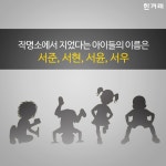 [카드뉴스] 서준이와 서윤이가 잘 나가는 이유 : 사회일반 : 사회 : 뉴스 : 한겨레 [카드뉴스] 서준이와 서윤이가 잘 나가는 이유