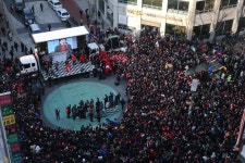 1217 박근혜 산본 유세 현장