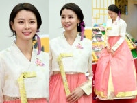 선녀가 내려왔나…나라, 단아한 한복 여신 | 한국경제 선녀가 내려왔나…나라, 단아한 한복 여신