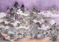 산수화 밑에 아파트 단지?…서울대미술관이 부른 파격 | 한국경제 산수화 밑에 아파트 단지?…서울대미술관이 부른 파격 [전시 리뷰]