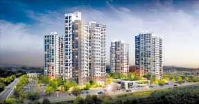 금호건설, 숲세권에 직주근접…도서관 등 특화 커뮤니티 | 한국경제 금호건설, 숲세권에 직주근접…도서관 등 특화 커뮤니티