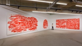 오로지 빨간색 물감으로만 그린 산수화 ... 이세현의 붉은 산수 세계가 열렸다 | 한국경제 오로지 빨간색 물감으로만 그린 산수화 ... 이세현의... 