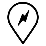 Tesla Supercharger Pin Icon