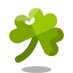 Three Leaf Clover icon in Windows 10 Style