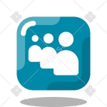 MySpace icon in Arcade Style