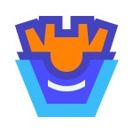 French Fries icon in Avantgarde Style