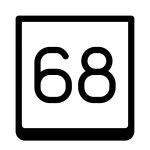 68 icon in iOS Style