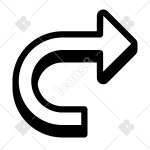 Redo symbols and icons in Badges Style, PNG, SVG