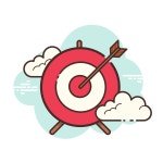 Name Tag Woman icon in Cloud Style