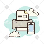 Smart farm symbols and icons in Cloud Style, PNG, SVG