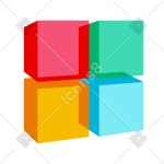 Code Blocks icon in Color Glass Style