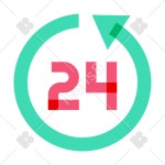 Failed to fetch dynamically imported module: https://maxst.icons8.com/_nuxt/icon/l4jTT0on.js Last 24 Hours icon in Color Glass Style