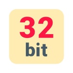 32-bit icon in Plumpy Style