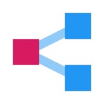 Tree Structure transparent icon in Simple Small Style