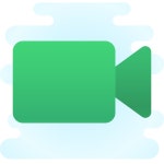 Video Call icon in iOS Filled Style