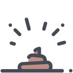 Poo icon in Windows 11 Color Style