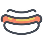 Hot beverage icons in Pastel style for graphic & UI design