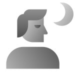 Night Portrait icon in Office Style