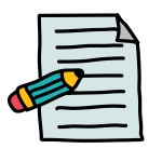 Business Report aesthetic icon in PNG, SVG