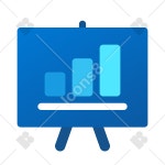 Analytics symbols and icons in Windows 11 Color Style, PNG, SVG