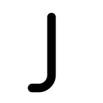 Katakana Ri icon in iOS Filled Style