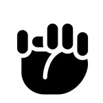 Sign Language M Icon – Free Download, PNG and Vector