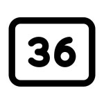 Google Calendar icon in Windows 10 Style