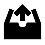 Circus Tent icon in Material Design style