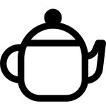 Teapot icon in Office L Style
