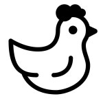 Turkeycock icon in Dotted Style