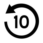 Replay 10 icon in Windows 11 Filled Style