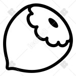 Chocolates symbols and icons in iOS 17 Outlined Style, PNG, SVG