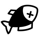 Killed Fish Cute Color icon in PNG, SVG