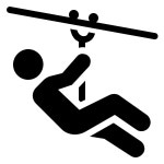 Kitesurfing icon in Windows Metro Style